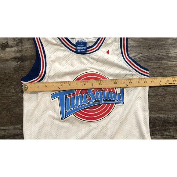 Vtg Champion Michael Jordan Space Jam Youth Small Basketball Jersey Sewn - Picture 4 of 5